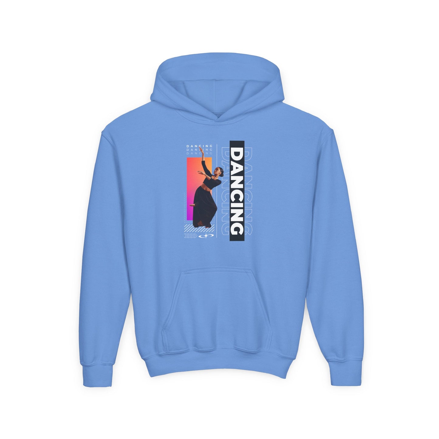 “Dancing” Female Dancer Streetwear Graphic | Unisex Youth Hoodie – Dance Hoodie for Kids & Young Performers