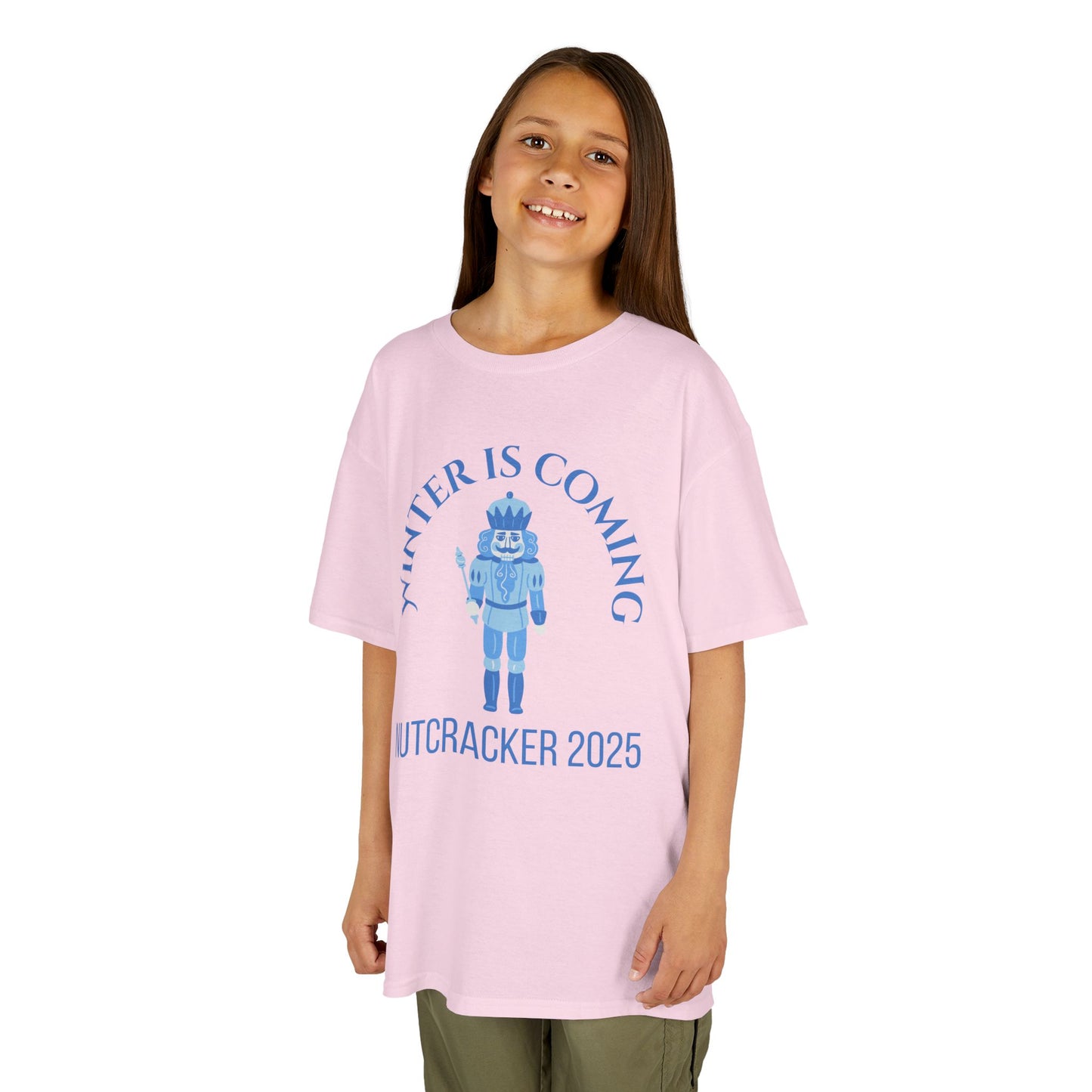 “Winter Is Coming Nutcracker 2025” YOUTH T-shirt | Holiday Dance Tee for Ballet Dancers