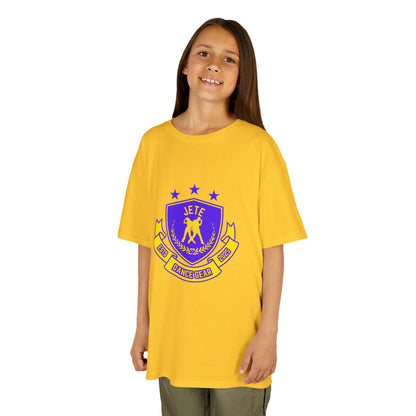 "Jeté Dance Gear" Youth Short Sleeve Tee – Collegiate-Inspired Dancer Graphic Shirt for Kids