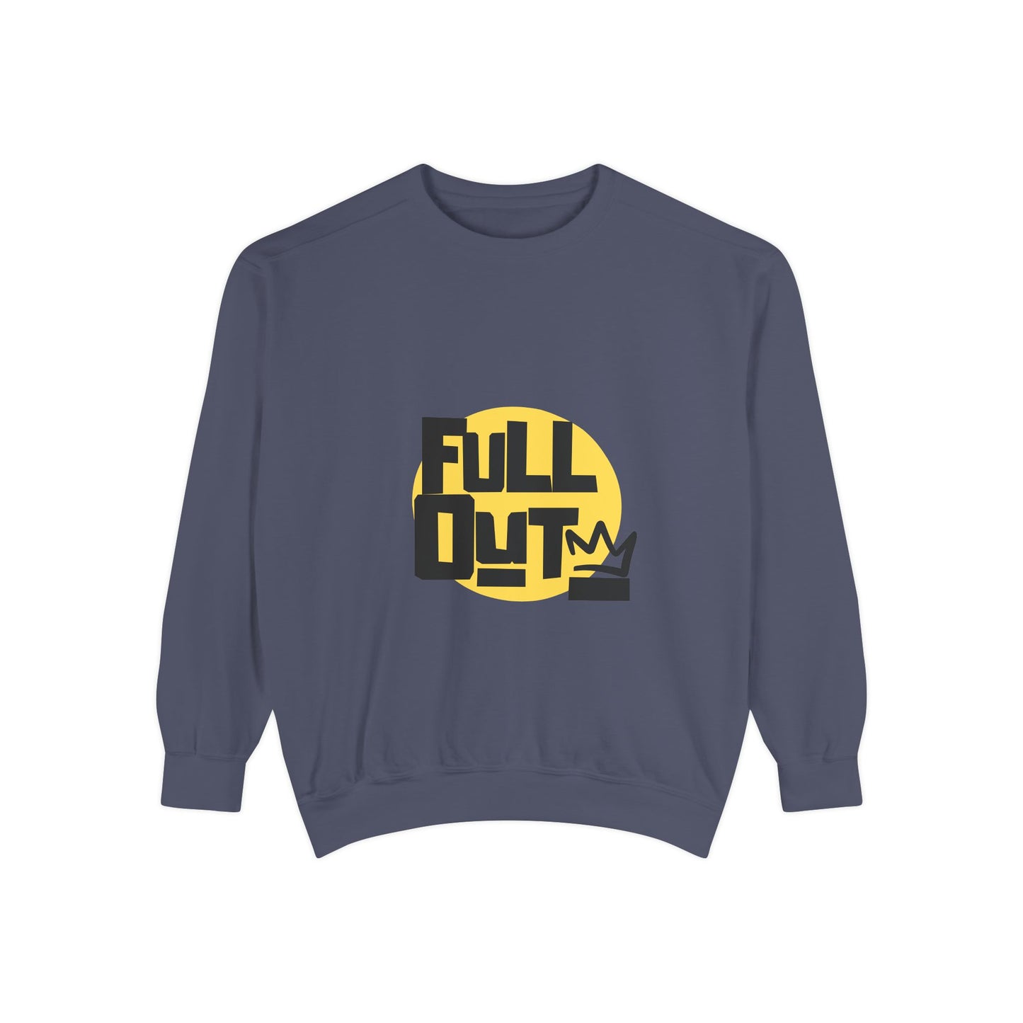 "Full Out" Unisex Lightweight Crewneck Sweatshirt – Bold Streetwear-Inspired Dance Graphic Pullover for Dancers & Performers