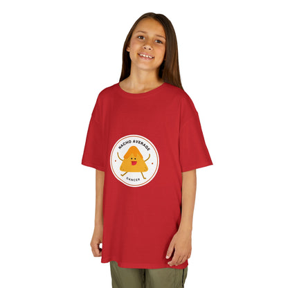 "Nacho Average Dancer" Youth Dance T-Shirt – Cute Nacho Graphic Tee for Kids Who Love to Dance