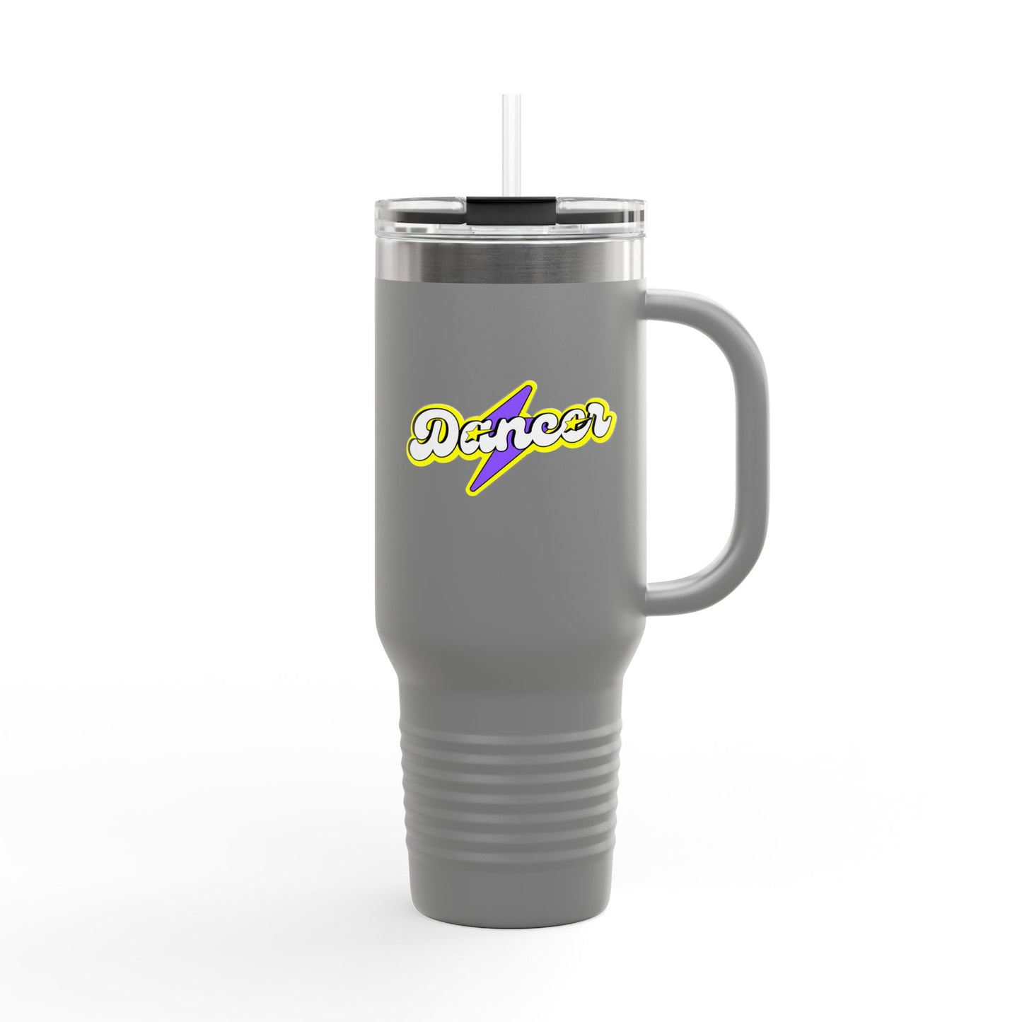 "Dancer" Superhero 40oz Insulated Travel Mug – Bold Stainless Steel Tumbler for Dance Lovers