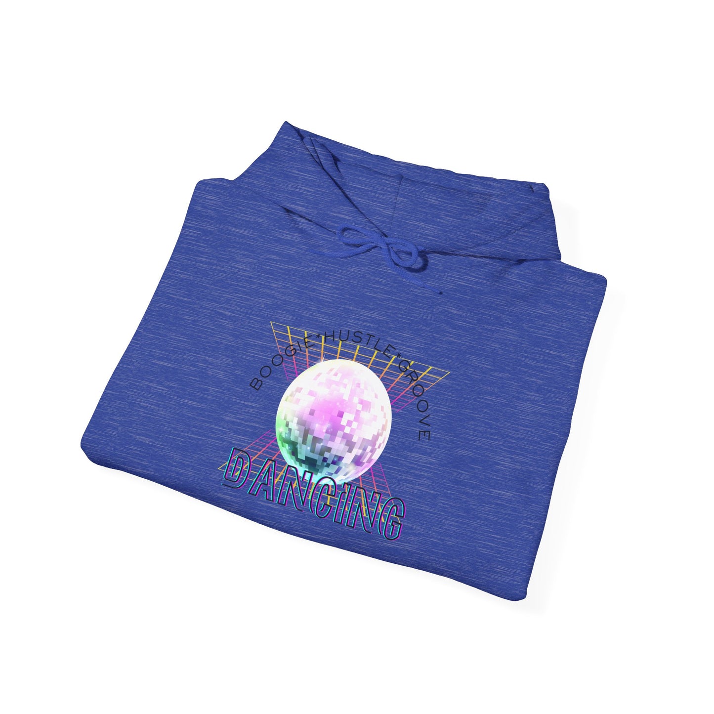 "Boogie, Hustle, Groove - Dancing" Streetwear Dance Graphic – Unisex Heavy Blend™ Hooded Sweatshirt