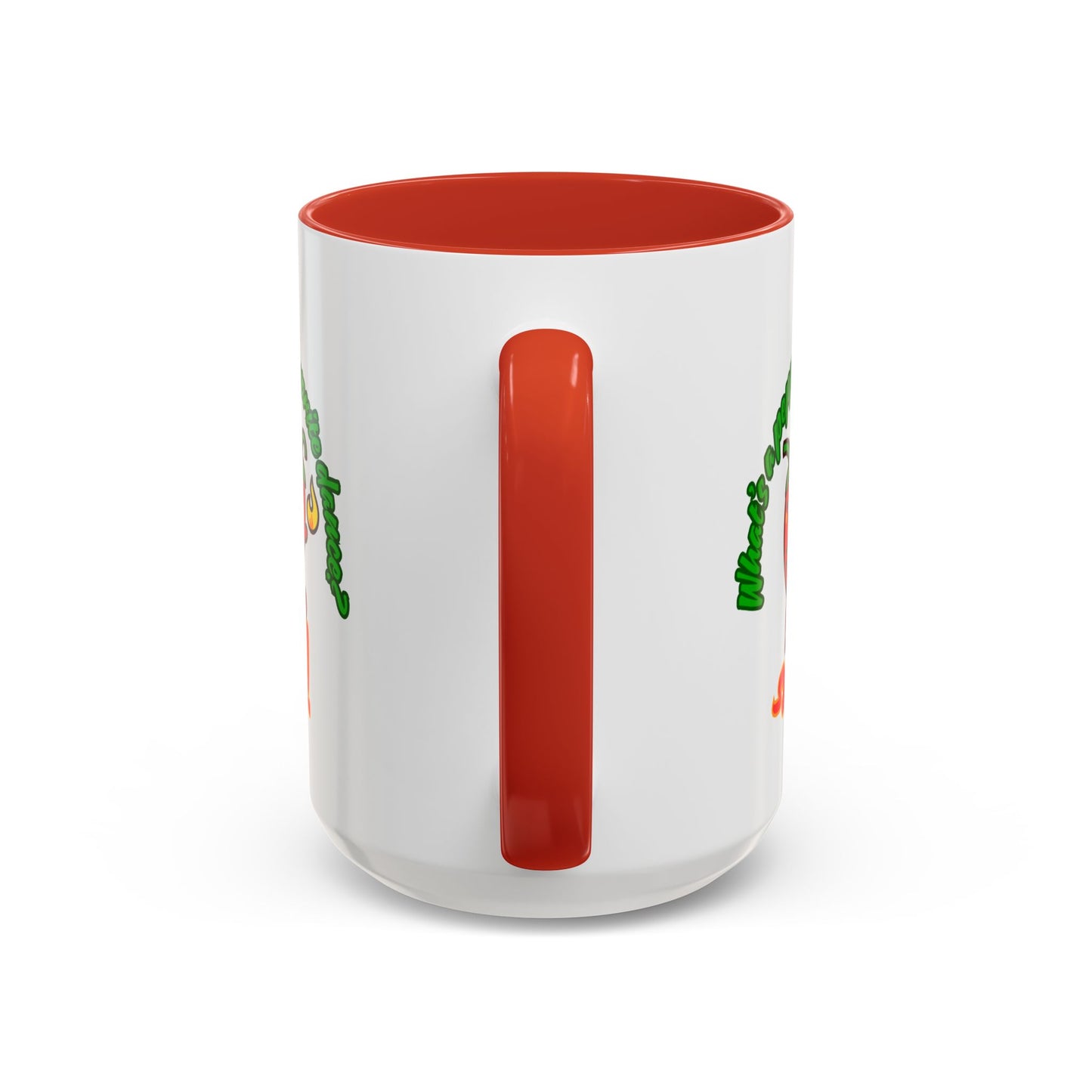 "What's a Pepper's Favorite Dance? Salsa." Accent Coffee Mug – Funny Dance Pun Ceramic Mug for Dancers and Food Lovers