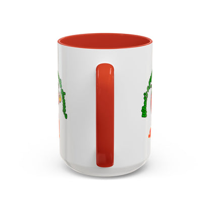 "What's a Pepper's Favorite Dance? Salsa." Accent Coffee Mug – Funny Dance Pun Ceramic Mug for Dancers and Food Lovers