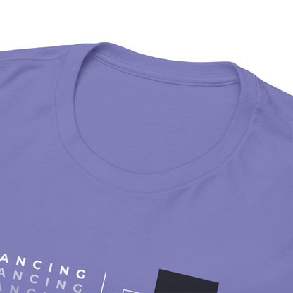 “Dancing” Streetwear-Inspired Male Dancer Unisex Heavy Cotton Tee – Urban Dance Graphic T-Shirt for Performers and Dance Lovers