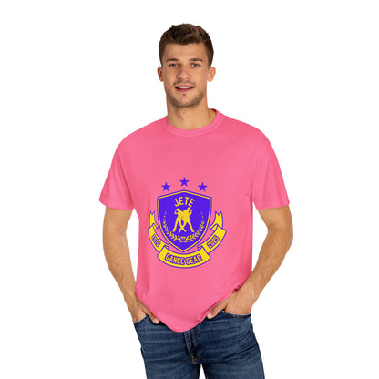 "Jeté Dance Gear" Unisex Garment-Dyed T-Shirt – Collegiate-Style Graphic Tee – Dance Apparel for Dancers & Performers