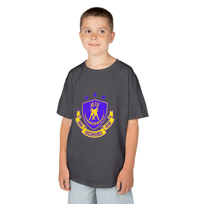 "Jeté Dance Gear" Youth Short Sleeve Tee – Collegiate-Inspired Dancer Graphic Shirt for Kids