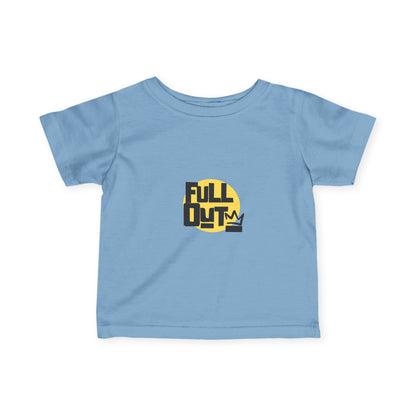 "Full Out" Infant Fine Jersey Tee – Bold Streetwear-Inspired Baby Dance T-Shirt for High-Energy Tiny Performers