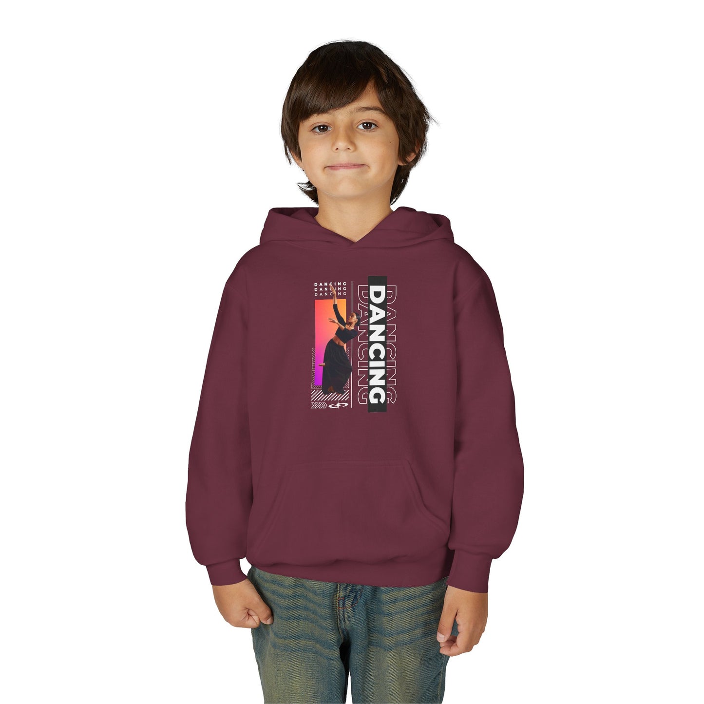 “Dancing” Female Dancer Streetwear Graphic | Unisex Youth Hoodie – Dance Hoodie for Kids & Young Performers