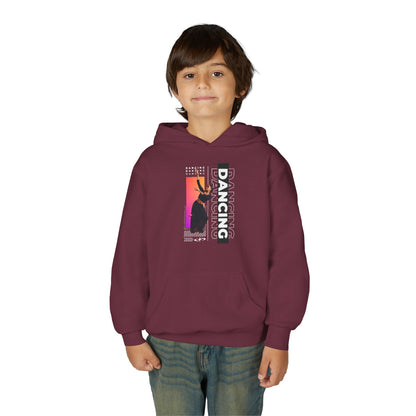 “Dancing” Female Dancer Streetwear Graphic | Unisex Youth Hoodie – Dance Hoodie for Kids & Young Performers