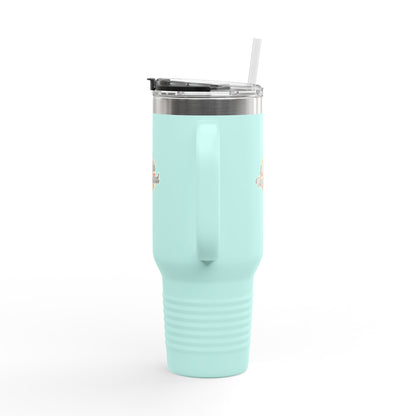 "Dance Unlimited, Potential & Growth" Retro 40oz Insulated Travel Mug – Motivational Dance Tumbler for Growth, Potential & Everyday Inspiration