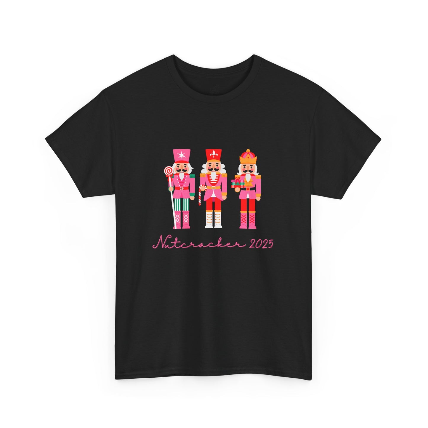 “Nutcracker 2025” ADULT Tee – Unisex Heavy Blend Cotton Tee | Ballet Holiday Dance T-Shirt for Dancers