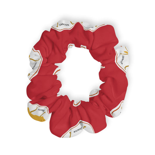 “Nacho Average Dancer” Scrunchie – Funny Dance Pun Hair Accessory with Cute Nacho Graphic