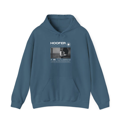 “Hoofer” Tap Dance Text with Streetwear-Style Tap Shoes Graphic – Unisex Heavy Blend™ Hooded Sweatshirt – Cozy Dance Hoodie for Tap Dancers & Dance Enthusiasts