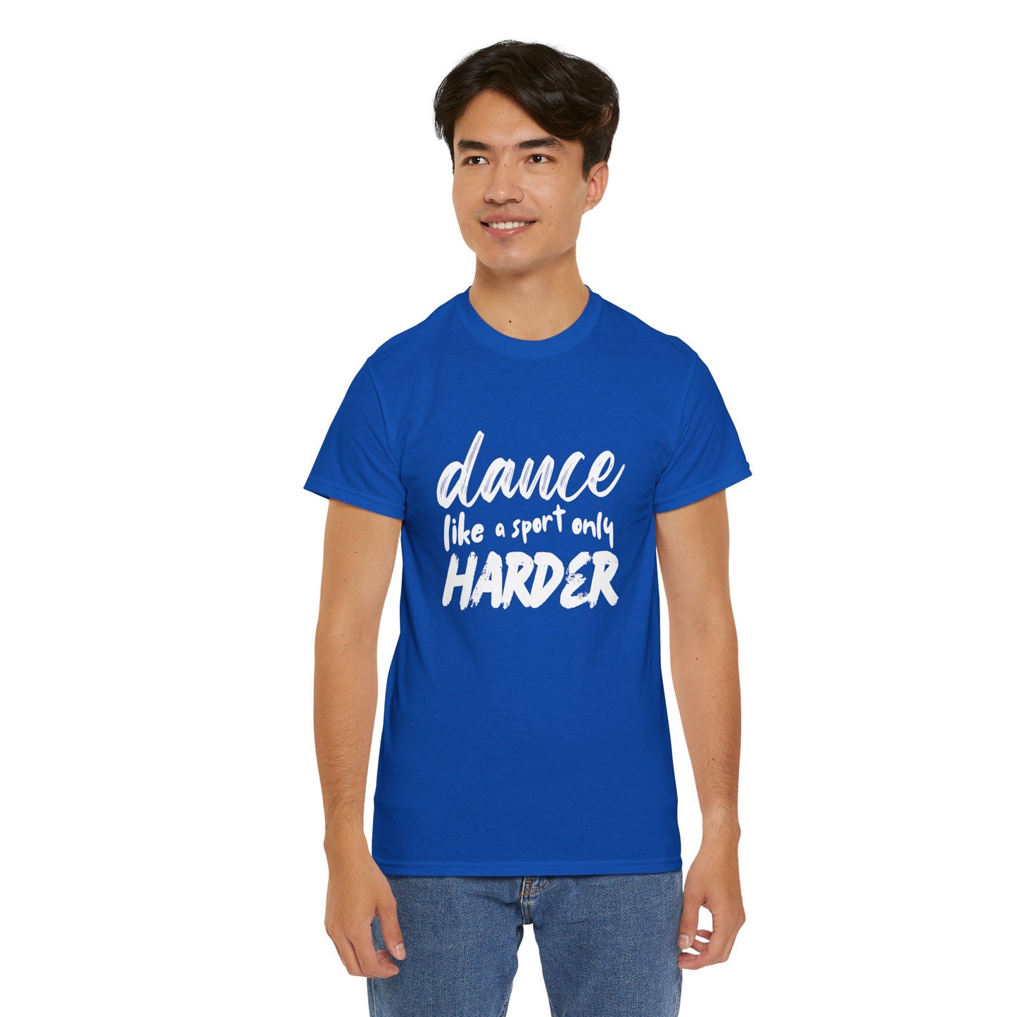 “Dance Like a Sport Only Harder” Unisex Heavy Cotton T-Shirt – Dance-Inspired Graphic Tee for Adults & Kids