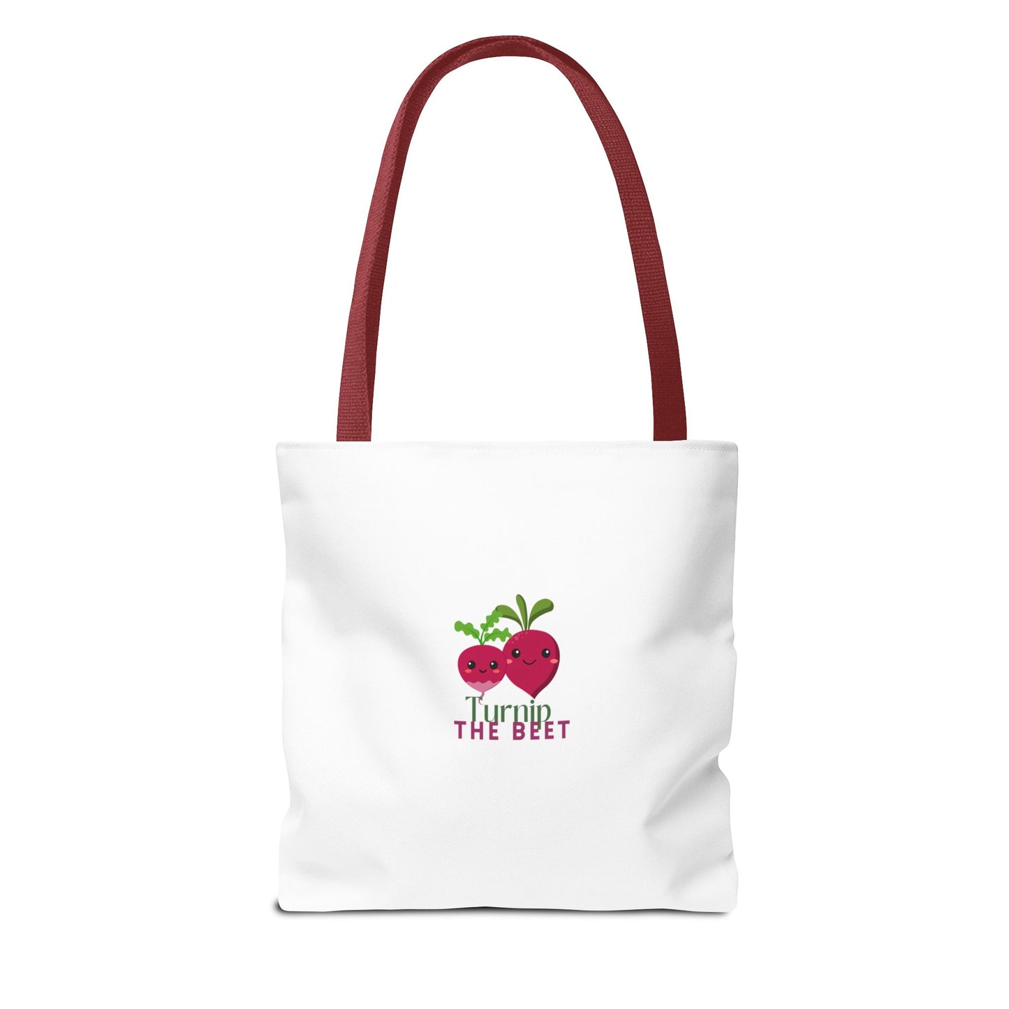 "Turnip the Beet" Canvas Tote Bag – Cute Veggie Graphic Dance-Themed Reusable Bag for Grocery Runs, Dance Class & Everyday Use