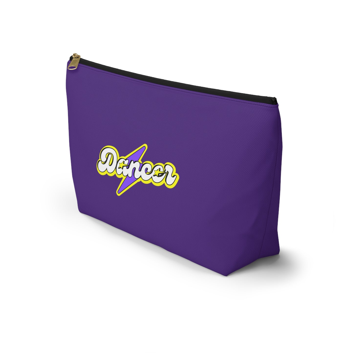 "Dancer" Makeup Bag – Superhero-Inspired Dance Graphic – Bold Dance-Themed Zipper Pouch for Cosmetics, Accessories & Everyday Essentials