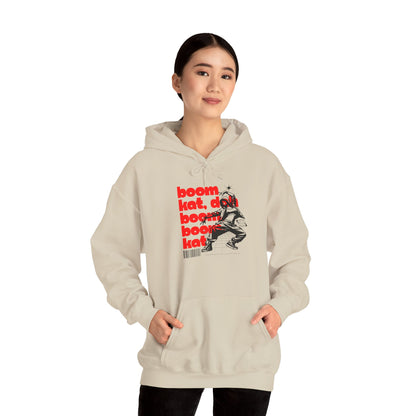 “Boom Kat” Hoodie – Unisex Hooded Sweatshirt with Bold Streetwear-Inspired Dance Graphic