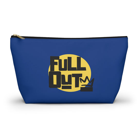 "Full Out" Makeup Bag – Streetwear-Inspired Dance Graphic – Bold Dance-Themed Zipper Pouch for Cosmetics, Accessories & Travel Essentials