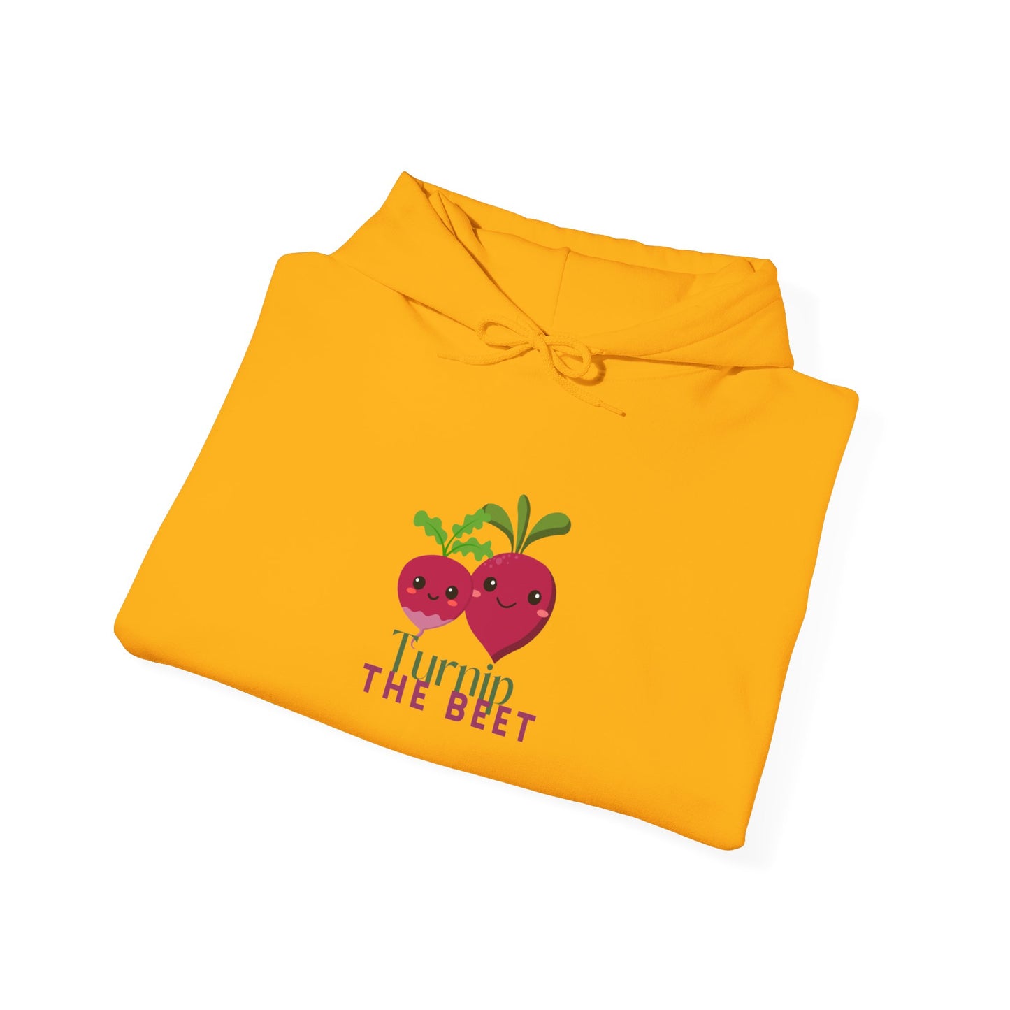 "Turnip the Beet" Unisex Hooded Sweatshirt – Funny Dance Pun Hoodie with Cute Veggie Graphic | Cozy Gift for Dancers & Foodie Fans
