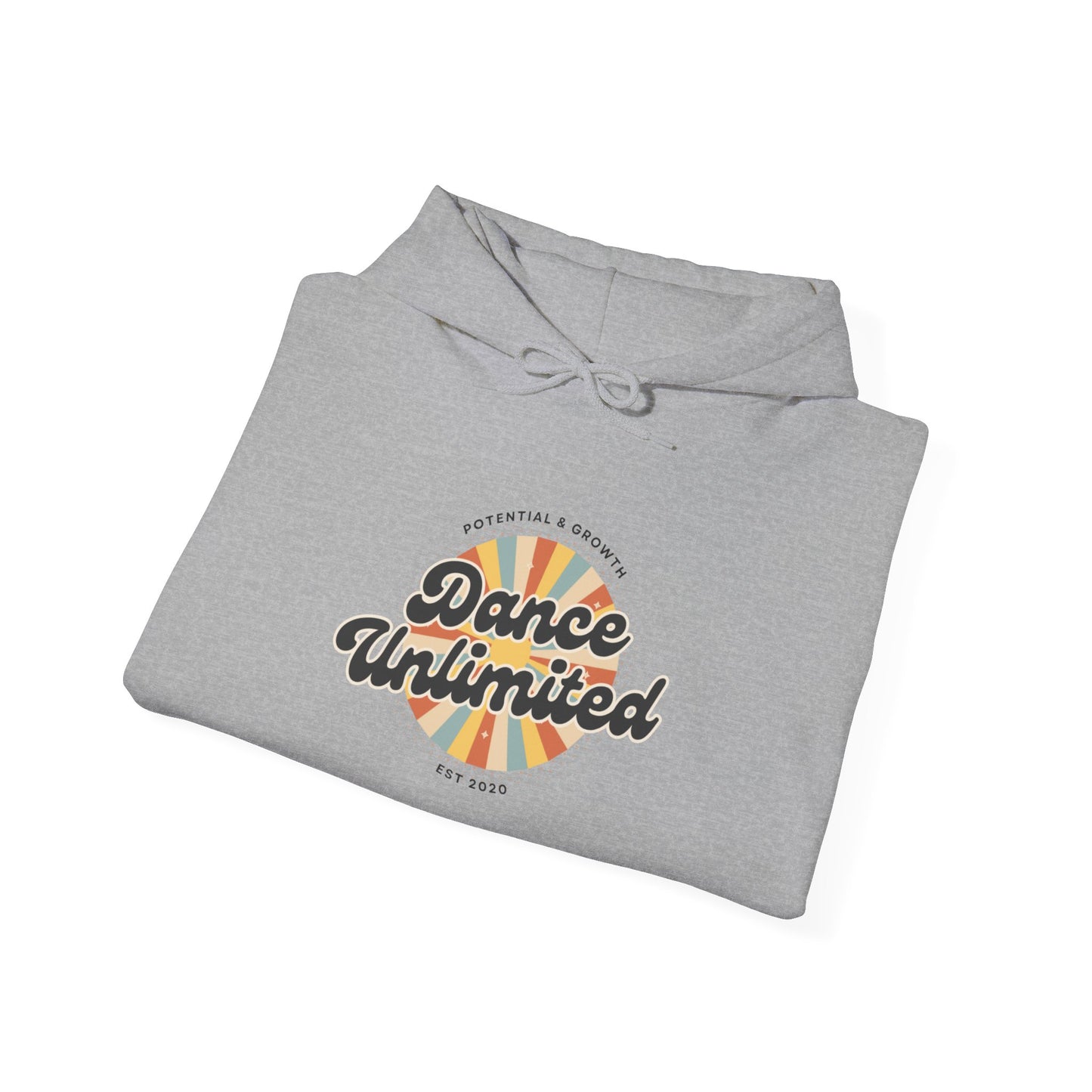 "Dance Unlimited – Potential & Growth" Retro Unisex Hoodie  Dance-Inspired Sweatshirt