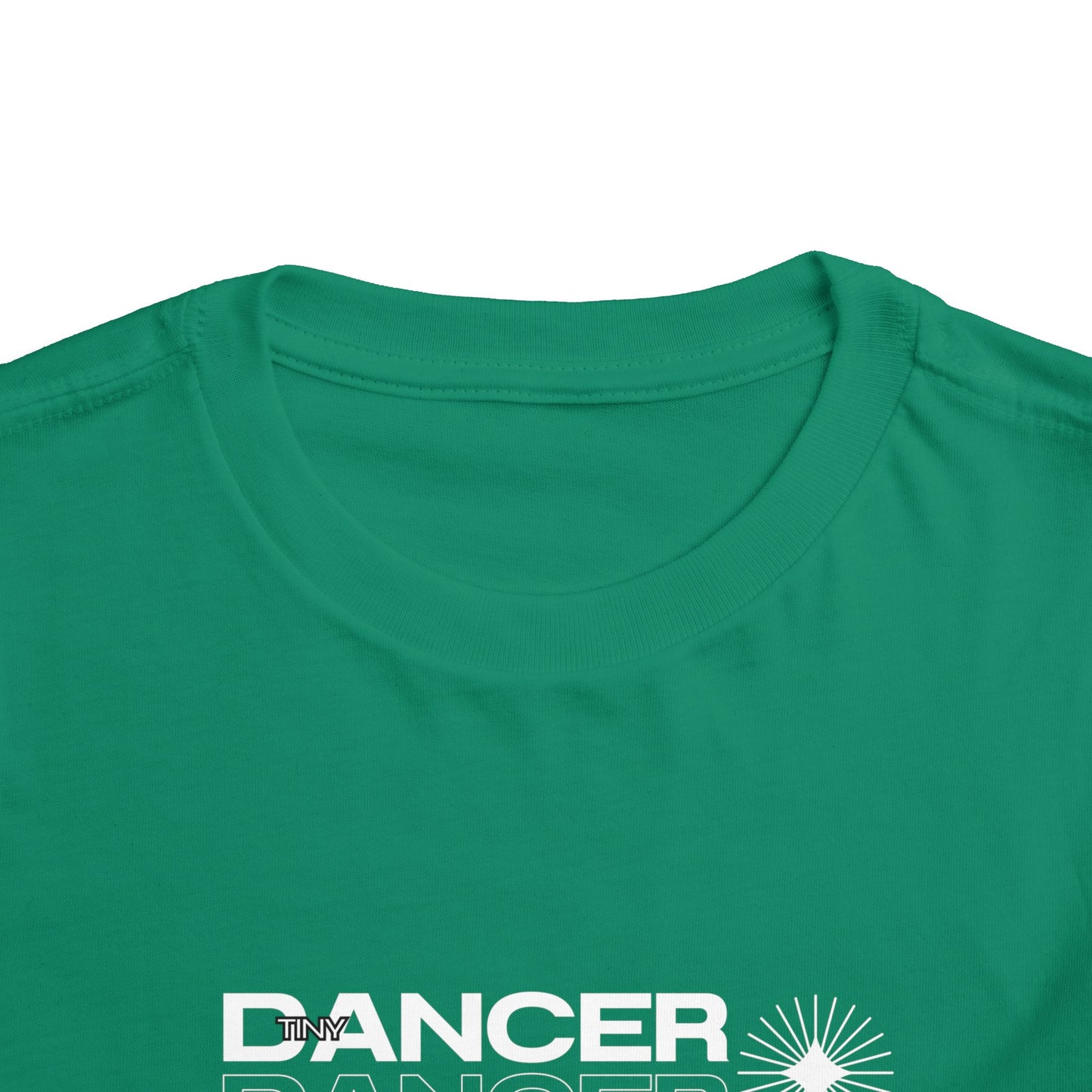 “Tiny Dancer" Toddler Short Sleeve T-Shirt – Streetwear-Inspired Recital Photo Graphic Tee for Kids