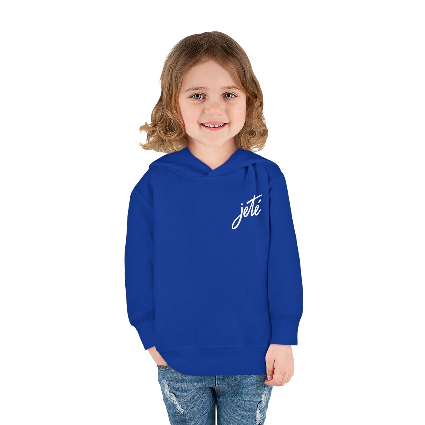 “Jeté” Official  Logo | Ballet & Dance Hoodie for Kids & Young Dance Enthusiasts - Toddler Pullover Hoodie