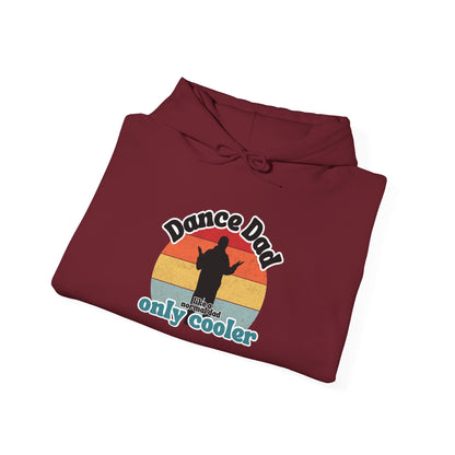 Dance Dad Retro Hoodie – Funny Unisex Heavy Blend™ Hooded Sweatshirt for Cool Dance Dads