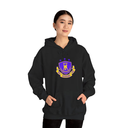 "Jeté Dance Gear" Unisex Hooded Sweatshirt – Collegiate Style Dance Hoodie for Dancers & Dance Lovers