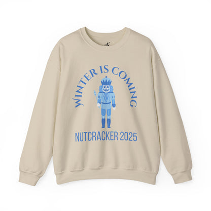 “Winter Is Coming Nutcracker 2025” ADULT Sweatshirt – Unisex Heavy Blend Crewneck | Holiday Dance Sweatshirt for Ballet Dancers