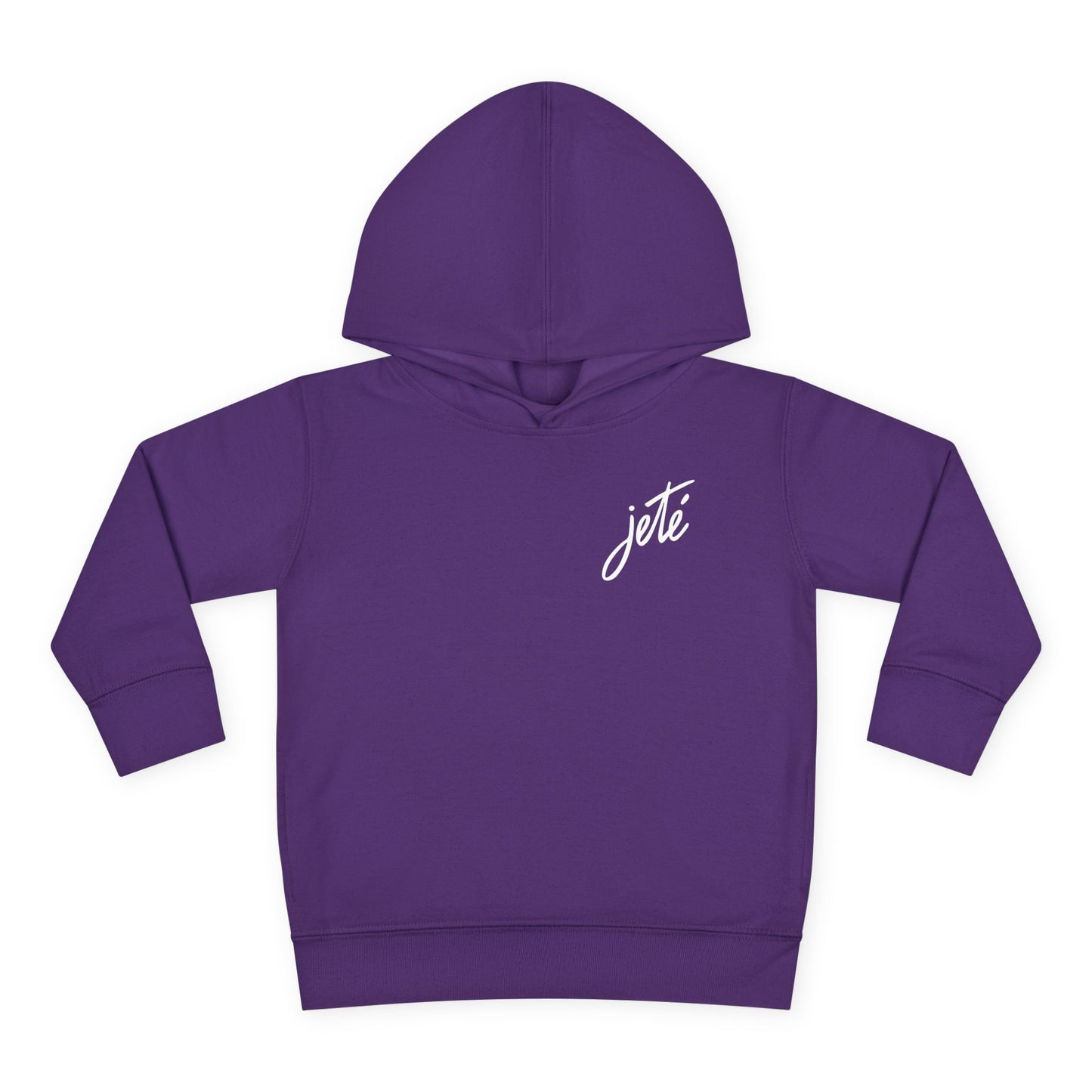 “Jeté” Official  Logo | Ballet & Dance Hoodie for Kids & Young Dance Enthusiasts - Toddler Pullover Hoodie