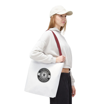"Jeté Competition Team, Always Keep Dancing" Canvas Tote Bag – Collegiate Dance Team Logo | Reusable Dance Bag for Dancers, Rehearsals & Competitions