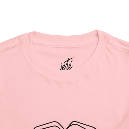 "Dance" Heart Hands Toddler Short Sleeve Tee – Heart Hands Graphic Dance Lover T-Shirt