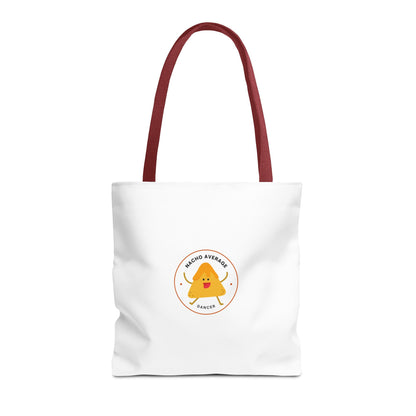 "Nacho Average Dancer" Canvas Tote Bag – Funny Kawaii Dance Tote with Nacho Graphic for Dancers & Dance Moms