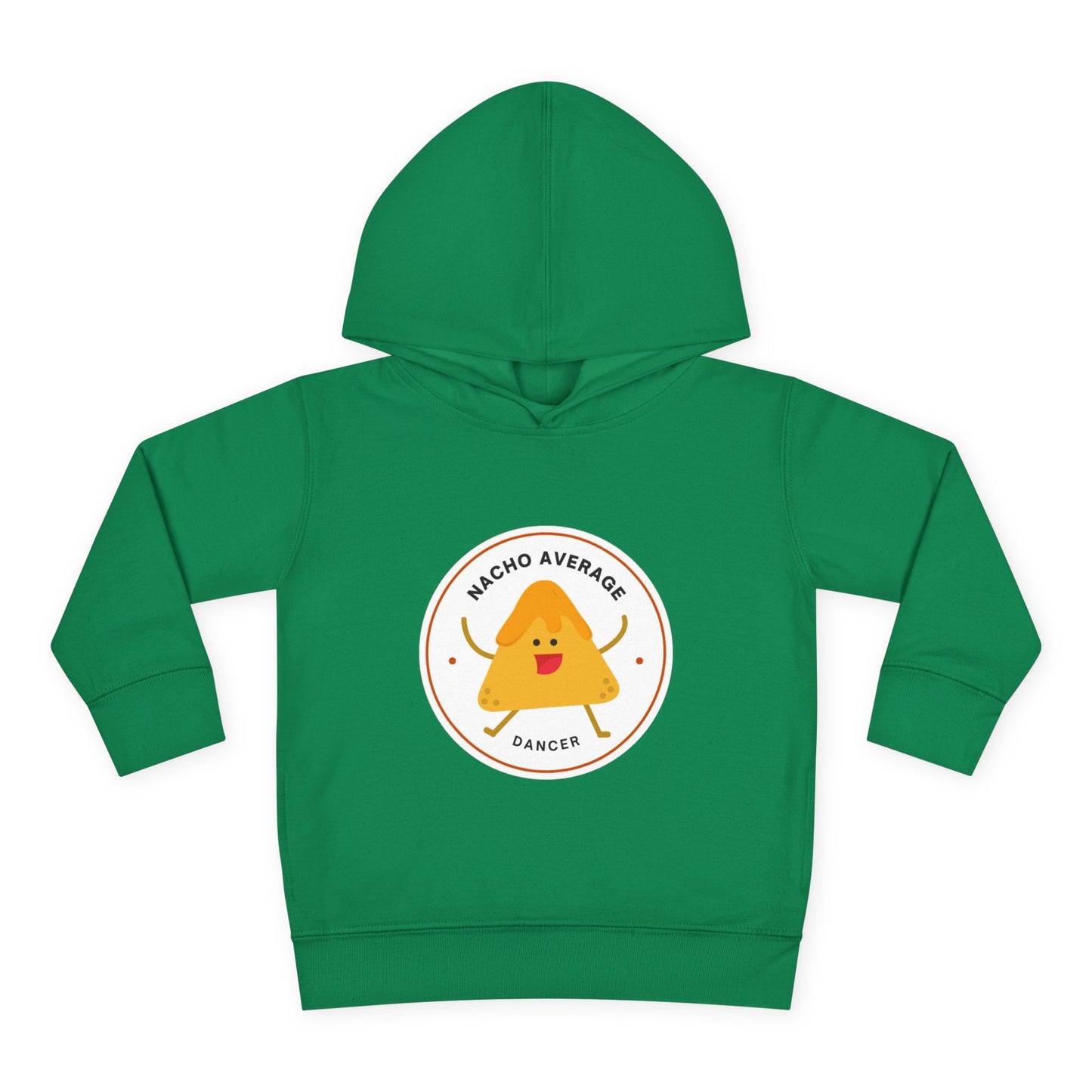 "Nacho Average Dancer" Pullover Fleece Sweatshirt with Cute Nacho Graphic | Funny Dance Gift for Kids - Toddler Dance Hoodie