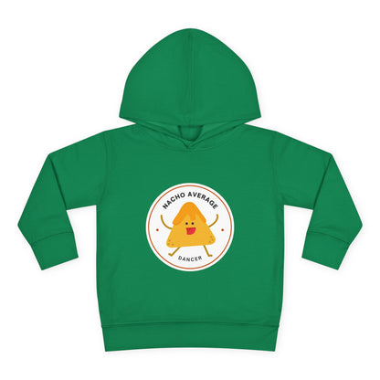 "Nacho Average Dancer" Pullover Fleece Sweatshirt with Cute Nacho Graphic | Funny Dance Gift for Kids - Toddler Dance Hoodie