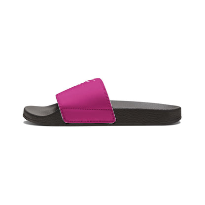 YOUTH SIZES - “Jeté” Official Logo Dance -Inspired Custom Footwear | Youth Sandal Slides with Removable Straps