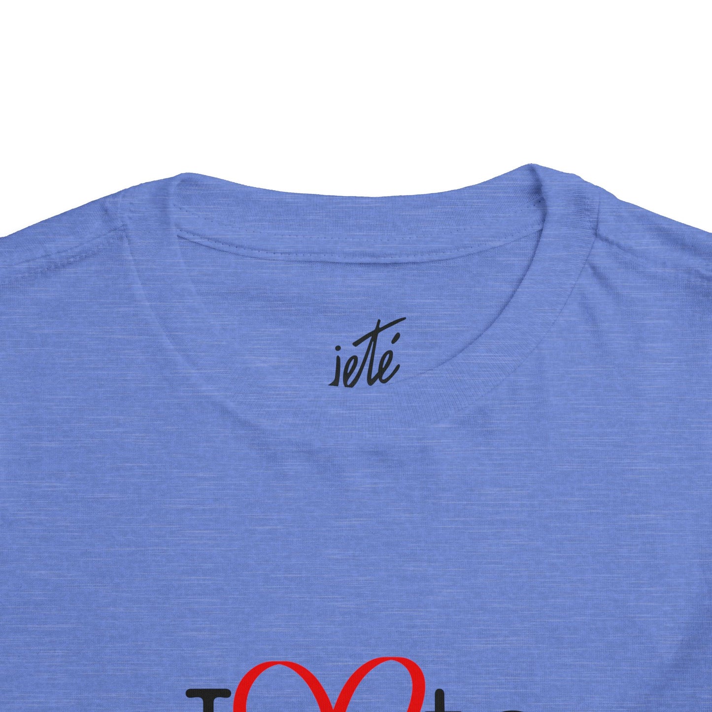"I Love to Dance" Toddler Short Sleeve Tee – Hand-Drawn Heart Graphic Dance Lover T-Shirt