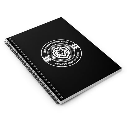 "Jeté Competition Team – Always Keep Dancing" Spiral Notebook – Collegiate Dance Journal for Competitive Dancers & Dance Teams