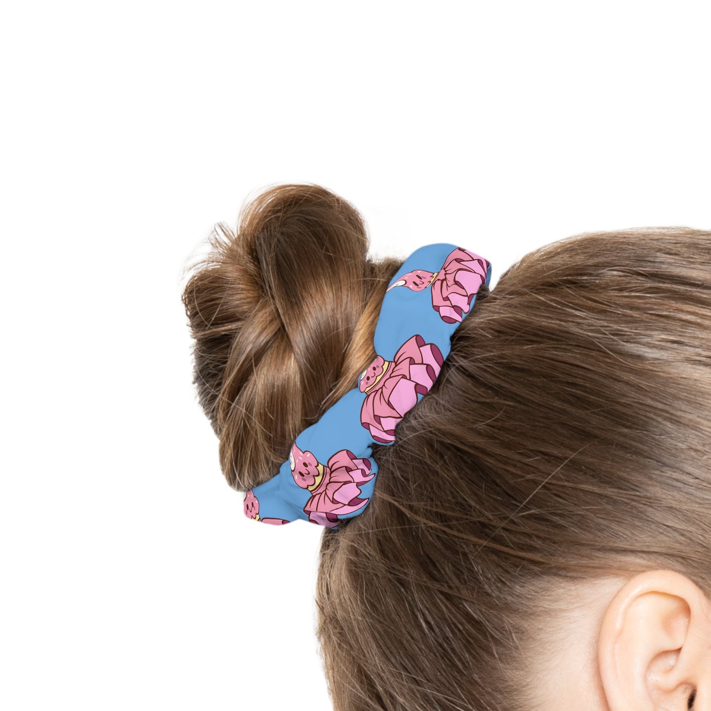 “You Are Tutu Sweet” Scrunchie – Kawaii Cupcake Dance Hair Accessory with Cute Tutu Graphic