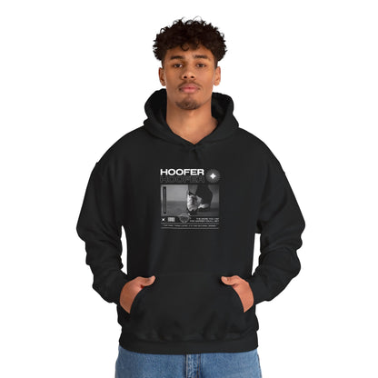 “Hoofer” Tap Dance Text with Streetwear-Style Tap Shoes Graphic – Unisex Heavy Blend™ Hooded Sweatshirt – Cozy Dance Hoodie for Tap Dancers & Dance Enthusiasts