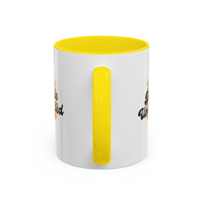 "Dance Unlimited – Potential & Growth" Accent Coffee Mug – Retro-Inspired Ceramic Mug for Dancers and Creative Dreamers