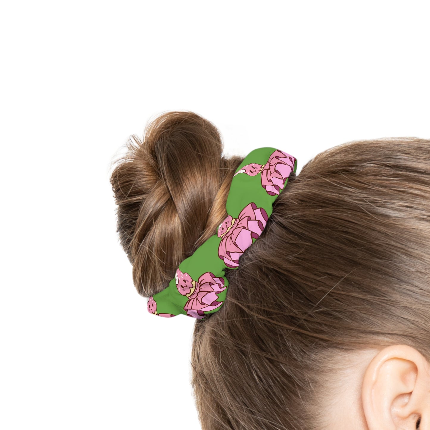 “You Are Tutu Sweet” Scrunchie – Kawaii Cupcake Dance Hair Accessory with Cute Tutu Graphic