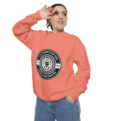 "Jeté Competition Team – Always Keep Dancing" Unisex Lightweight Crewneck Sweatshirt – Collegiate-Inspired Dance Team Pullover for Dancers & Studio Spirit Wear