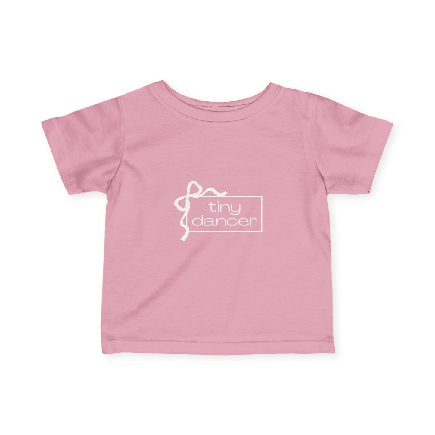 “Tiny Dancer” Infant Fine Jersey Tee – Adorable Dance-Themed Baby T-Shirt for Future Ballerinas and Little Movers