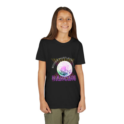 "Boogie, Hustle, Groove - Dancing" Streetwear Dance Graphic – Youth Short Sleeve Tee
