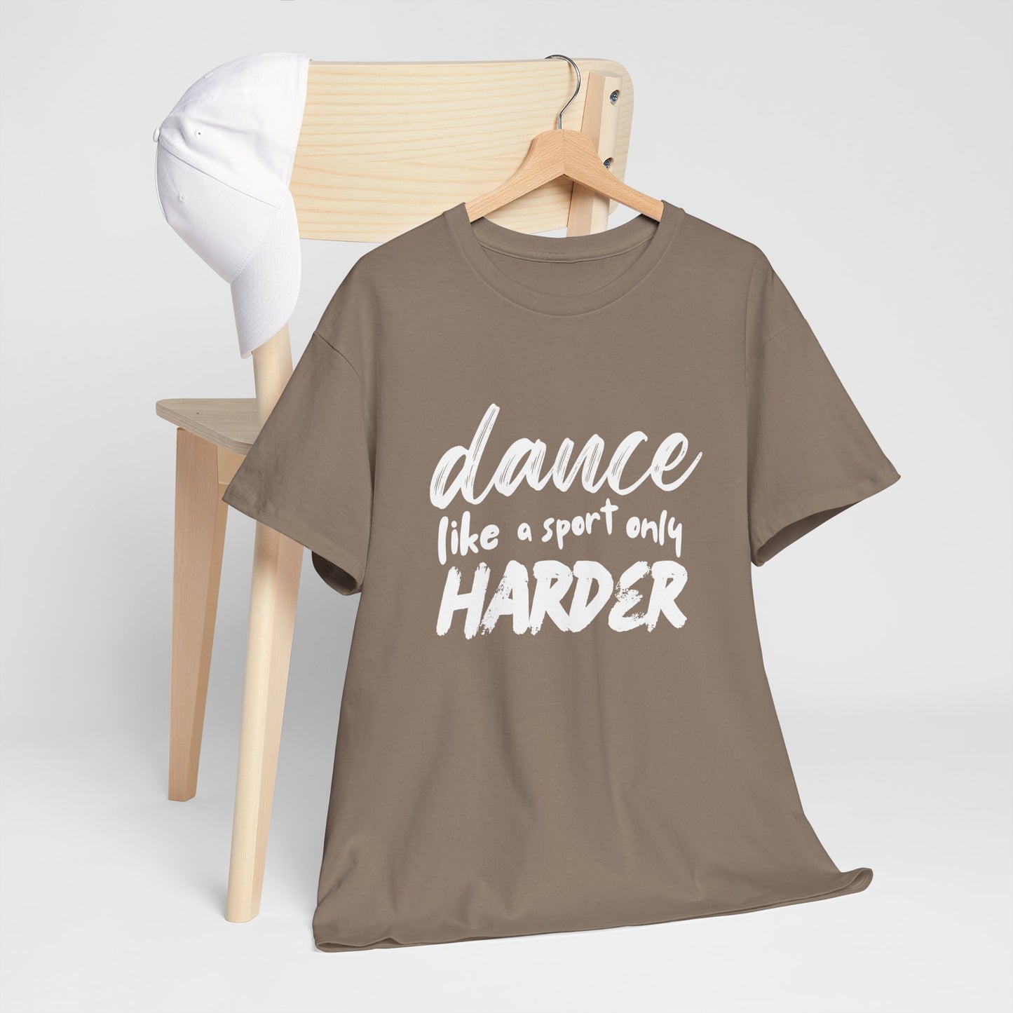 “Dance Like a Sport Only Harder” Unisex Heavy Cotton T-Shirt – Dance-Inspired Graphic Tee for Adults & Kids
