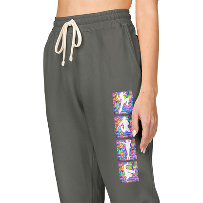 Levels Premium Collection Dancer Sweatpants – Vibrant Unisex Streetwear Joggers with Bold Dancer Silhouette Graphic