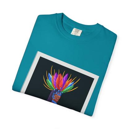 "Shake It Like a Samba Star" Unisex Garment-Dyed Dance T-Shirt – Bold Carnival-Inspired Graphic Tee for Dancers